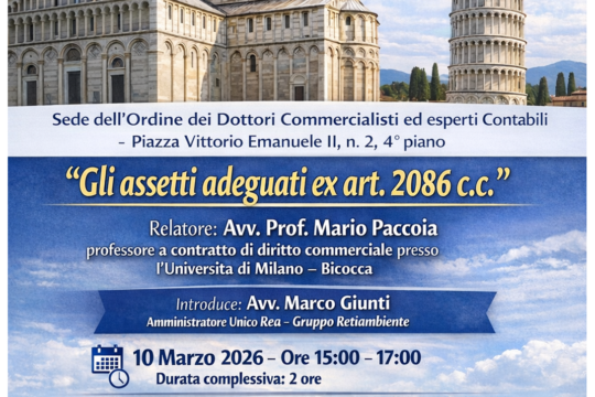 Convegno con l’avv. prof. Marco Paccoia